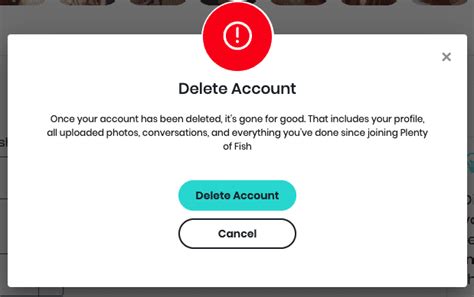 pof dating app delete account